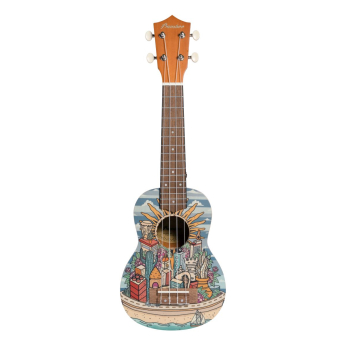 Bamboo Soprano Buenos Aires - ukulele sopranowe z pokrowcem BU-21L